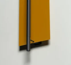 Applique murale, Lamina Dorada 45, noir et or, LED, dim, 2700K, 245 lm, L19,8cm, H58,7cm - Santa & Cole