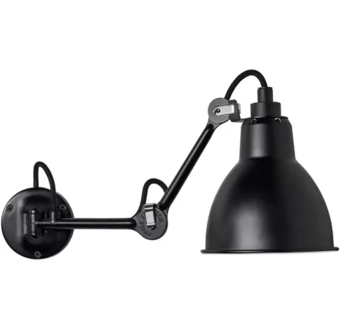 Applique murale, Lampe Gras N°204, noir, L37,3cm, H15,2cm - DCW Editions