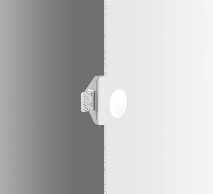 Applique murale, Laura RS1, blanc, L10cm, H10cm - Nedgis