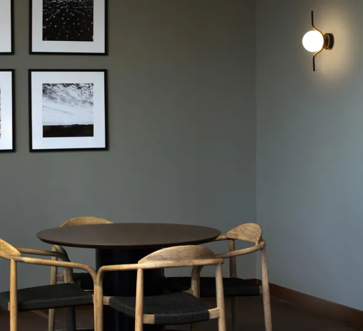 Applique murale, LE VITA, noir, LED, 2700K, 570lm, Ø14cm, H40cm - FARO