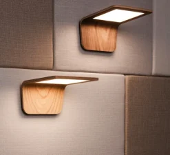 Applique murale LED, Butterfly, chêne, 3000K, L17,5cm - TUNTO