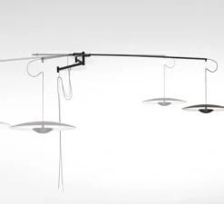Applique murale, LED, 2700k, 698lm, pivotante, Ginger A XL 42, avec interrupteur, wengé, L132cm - Marset