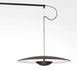 Applique murale, LED, 2700k, 698lm, pivotante, Ginger A XL 42, avec interrupteur, wengé, L132cm - Marset