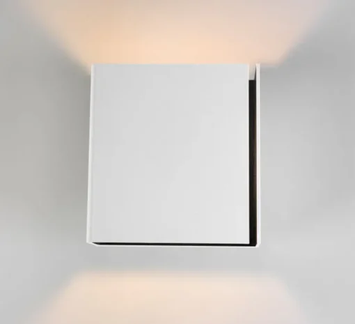 Applique murale LED, Split Medium, blanc, noir, H16cm, L15,2cm - Modular