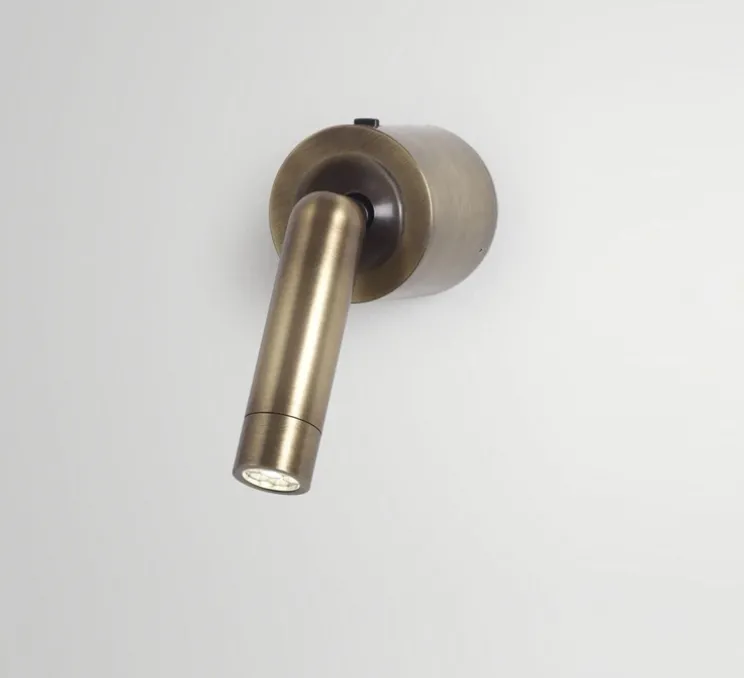 Applique murale, Ledtube A, bronze, LED, 2700K, 226 lm, L6,5cm, H6,5cm - Marset