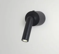 Applique murale, Ledtube A, noir, LED, 2700K, 131 lm, L6,5cm, H6,5cm - Marset