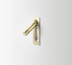 Applique murale, Ledtube Mini, bronze, LED, 2700K, 199 lm, L4,5cm, H11,3cm - Marset