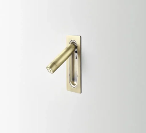 Applique murale, Ledtube Mini, bronze, LED, 2700K, 199 lm, L4,5cm, H11,3cm - Marset