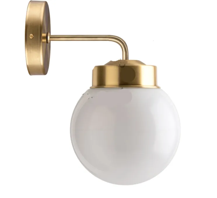 Applique murale, Light.136, avec glass006, laiton, L15cm, H25,9cm - Zangra