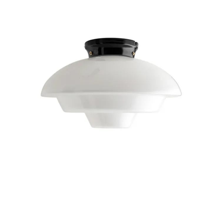 Applique murale, Light.139, avec glass.L.012, blanc, Ø36cm, H23cm - Zangra