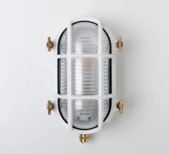 Applique murale, Light.o.120, blanc, IP64, L20cm, H12cm - Zangra