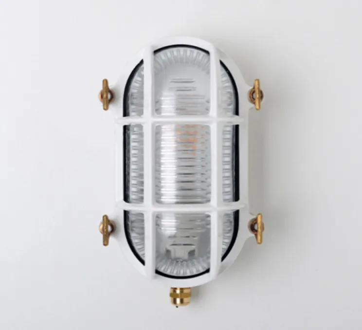 Applique murale, Light.o.120, blanc, IP64, L20cm, H12cm - Zangra