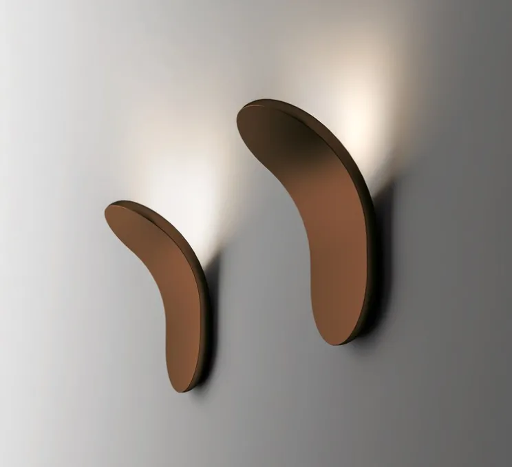 Applique murale, Lik, bronze, LED, 1300lm, L10cm, H17,8cm - Axolight