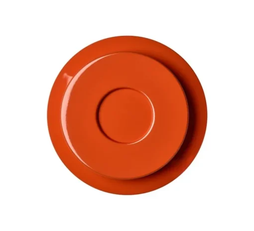 Applique murale, Lille 18, rouge orangé, Ø18cm, P9,3cm - Pholc