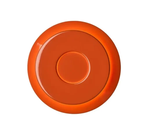 Applique murale, Lille 18, rouge orangé, Ø18cm, P9,3cm - Pholc