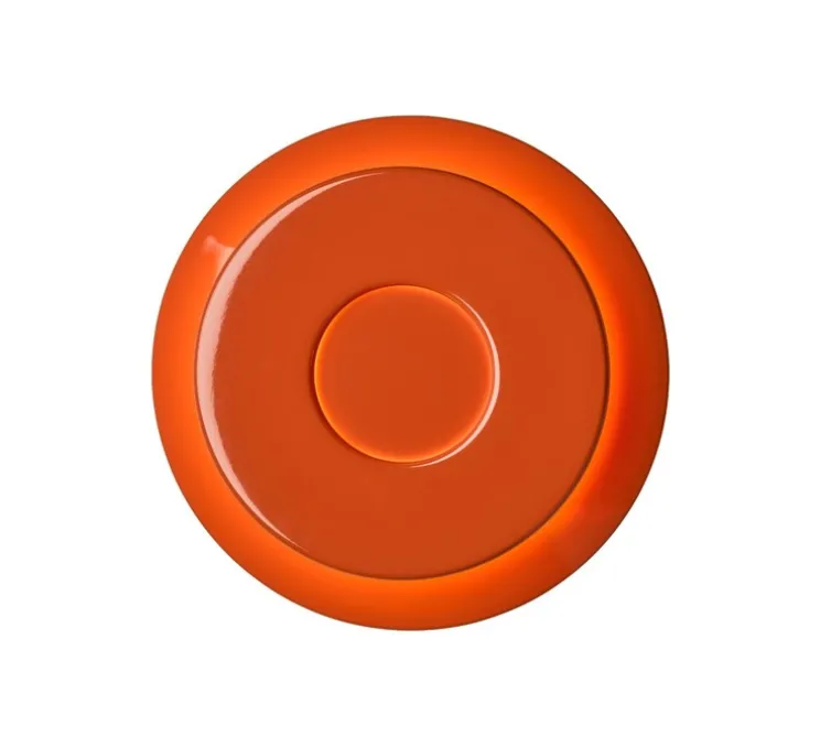 Applique murale, Lille 18, rouge orangé, Ø18cm, P9,3cm - Pholc