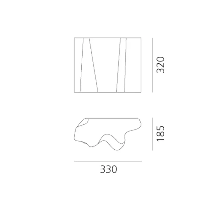 Applique murale, Logico, blanc soie, L33cm, H32cm - Artemide