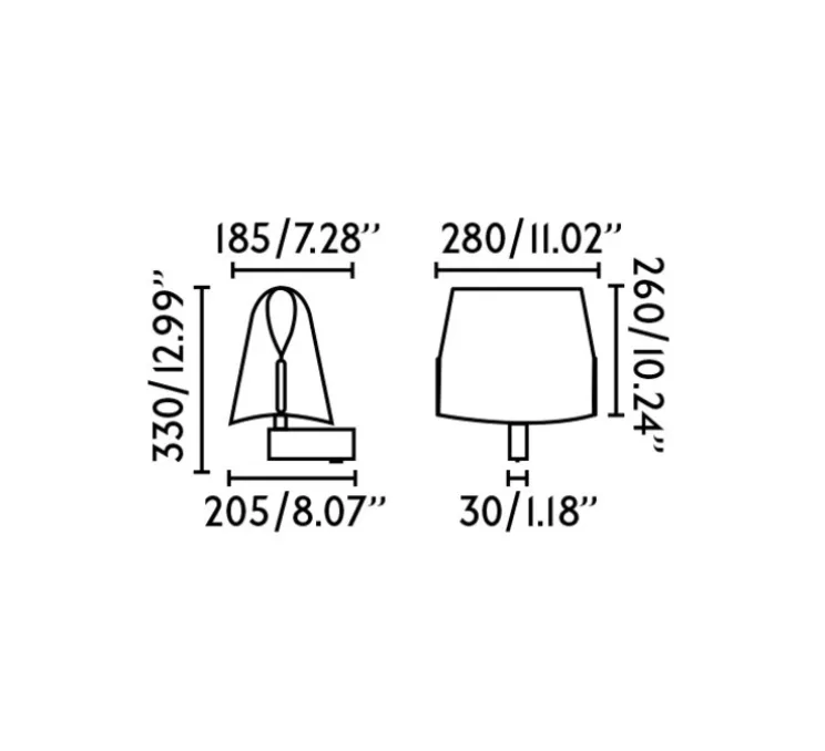 Applique murale, Luang, noir et camel, L30cm, H26cm-Faro