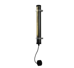 Applique murale, Lukas, grille noire, IP65, Ø7,2cm, H56,2cm - Elements lighting