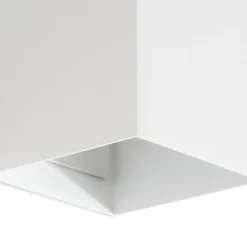 Applique murale, Lune 2L, lisse, blanc, L8cm, H15,5cm - Faro