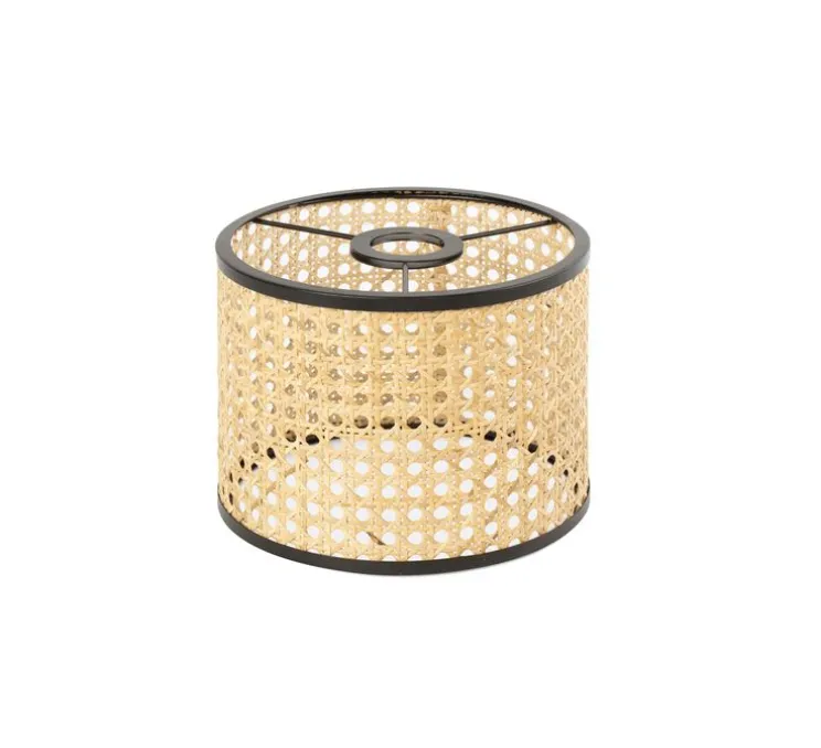 Applique murale, Mambo, liseuse, noir, rotin, cannage, LED, 3000K, 280lm, Ø21cm, H15,9cm - FARO