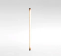 Applique murale, Manhattan, blanc, chrome, IP44, LED, 2700K, 2608 lm, L7,8cm, H63,5cm - Marset