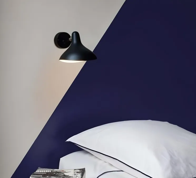 Applique murale, MANTIS BS5 MINI, noir, LED, 318lm, L25,5cm, H11,5cm - Dcw editions