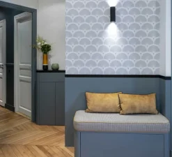 Applique murale, MANTIS BS5 MINI, noir, LED, 318lm, L25,5cm, H11,5cm - Dcw editions