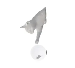 Applique murale, Maoo, blanc mat, verre givré, L15cm, H30cm - Karman