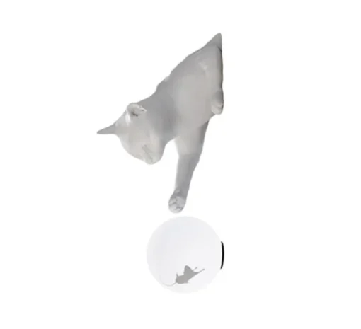 Applique murale, Maoo, blanc mat, verre givré, L15cm, H30cm - Karman