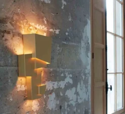Applique murale, MAP 1, laiton, LED, 2700K, 1000lm, L17cm, H33cm - DCW éditions Paris