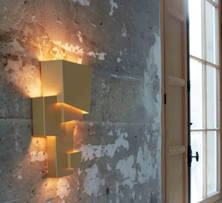 Applique murale, MAP 1, laiton, LED, 2700K, 1000lm, L17cm, H33cm - DCW éditions Paris