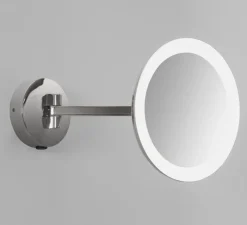 Applique murale, Mascali Round, chrome poli, IP44, LED, 3000K, 110lm, L21,5cm, H21,5cm - Astro Lighting