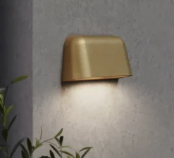 Applique murale, Mast Twin, laiton antique, IP44, L23cm, H13,3cm - Astro