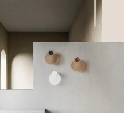 Applique murale, Mata, Cristal, marbre marquina , LED, 3000K, 808 lm, Ø35cm, H31cm - MM Lampadari