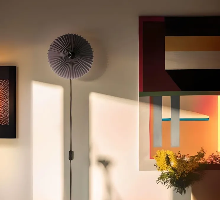 Applique murale, Matin 380, lavande, LED, dim, 2800K, 150 lm, Ø38cm, H25cm - HAY