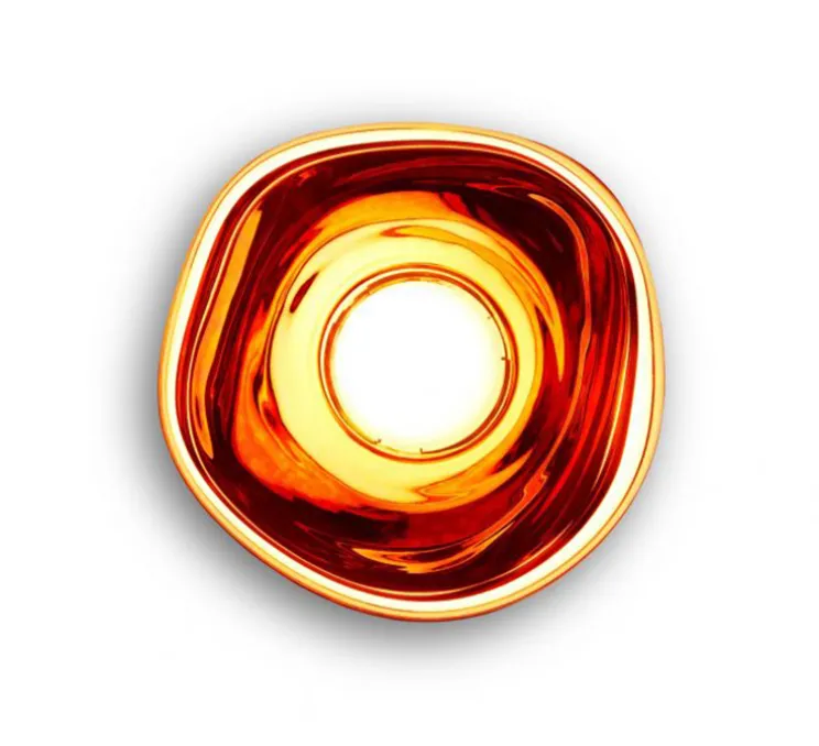 Applique murale, Melt, cuivre, LED, 3000K, 800lm, L50cm, H50cm - Tom Dixon