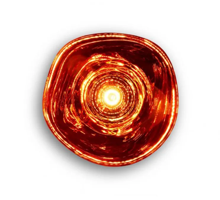 Applique murale, Melt, cuivre, LED, 3000K, 800lm, L50cm, H50cm - Tom Dixon