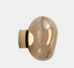 Applique murale, Melt Mini, bronze, LED, dim, 3000K, 800 lm, Ø25cm, H28cm - Tom Dixon