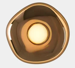 Applique murale, Melt Mini, bronze, LED, dim, 3000K, 800 lm, Ø25cm, H28cm - Tom Dixon