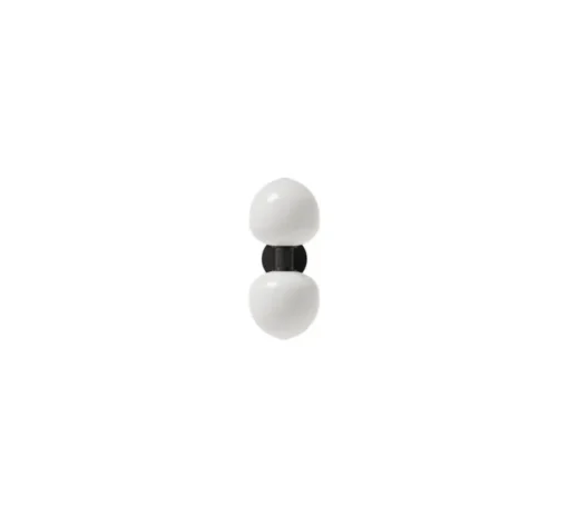 Applique murale, Memoir 120 II, noir, L16cm, H27,6cm - Lyfa