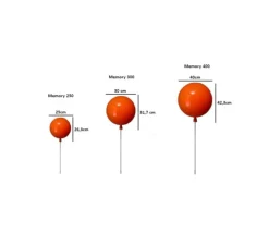 Applique murale, Memory 300, Orange, Ø30cm, H32,5cm - Brokis