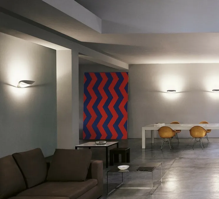 Applique murale, Mesmeri, blanc, LED, 2700K, 2450lm, dimmable, L34cm, H7,9cm - Artemide