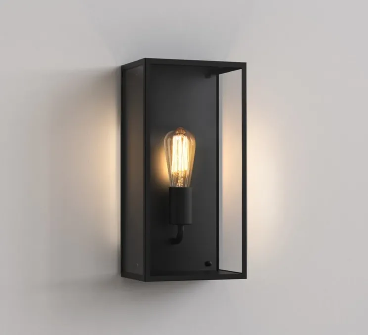 Applique murale, Messina 200, Noir, IP44, L17,5cm, H40cm - Astro Lighting
