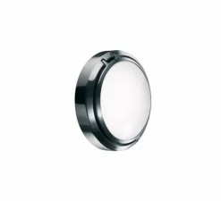Applique murale, Metropoli, D2027V1, aluminium poli, Ø27cm, H10cm - Luceplan