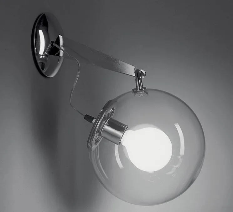 Applique murale, Miconos, chrome brillant, L25cm, H25cm - Artemide