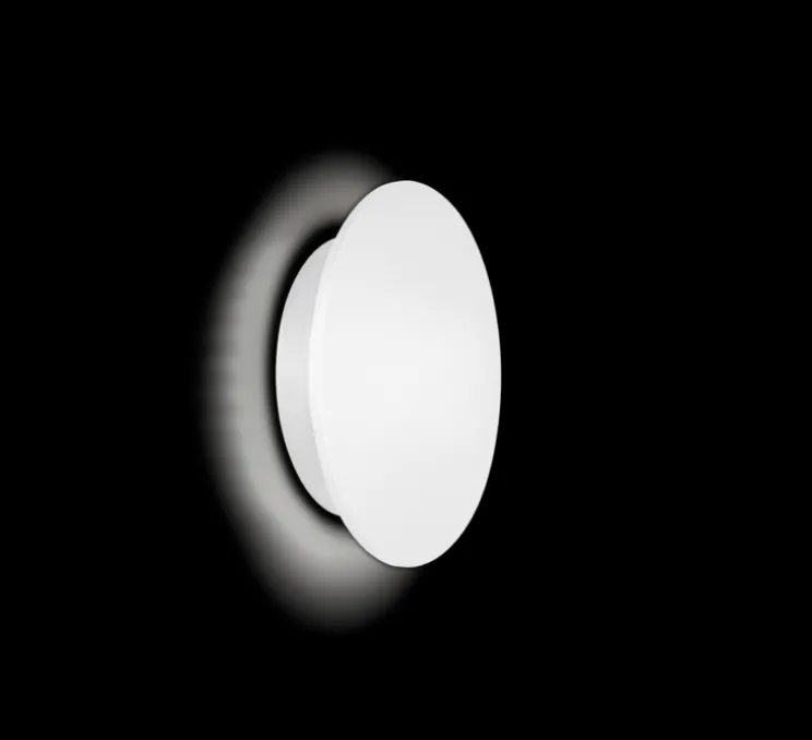 Applique murale, Miles 2.0, blanc, LED, Ø19cm, H3,7cm - Wever&Ducré