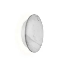 Applique murale, MILES 2.0 round, marbre blanc, LED, 2700K, 400lm, Ø19cm, P3,7cm - Wever&Ducré