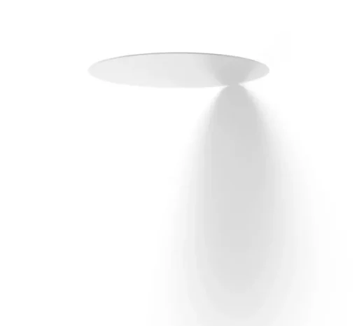 Applique murale, Millimetro, argent, LED, dim, 2700K, 1427 lm, Ø25cm, H3cm - Luceplan