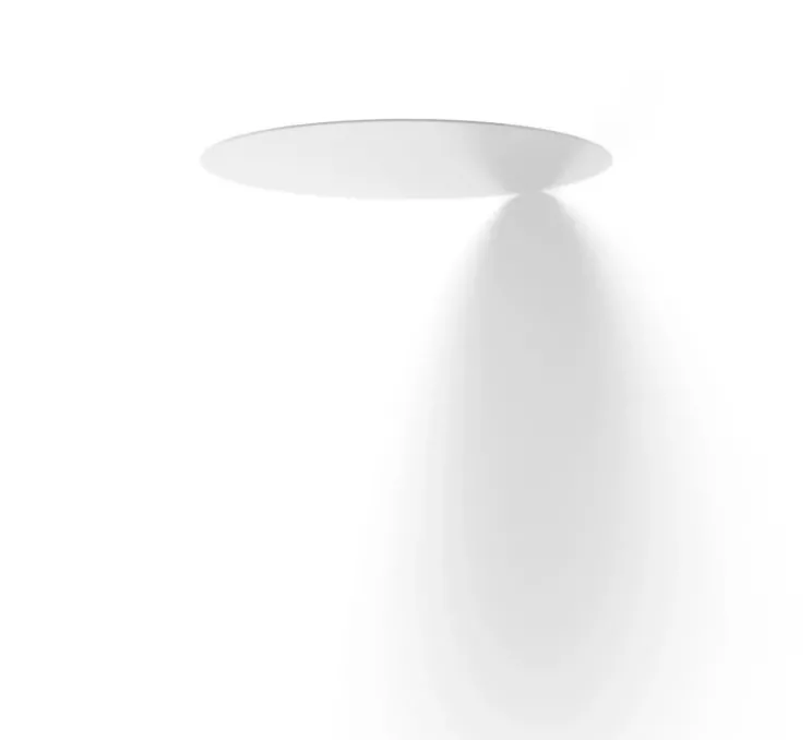 Applique murale, Millimetro, argent, LED, dim, 2700K, 1427 lm, Ø25cm, H3cm - Luceplan